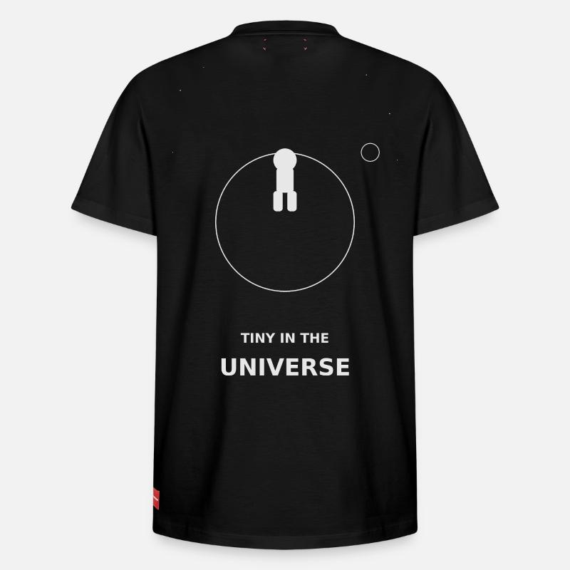 Tiny dans l’Univers - T-shirt unisexe décontracté en coton Supima – de SPREAD - noir