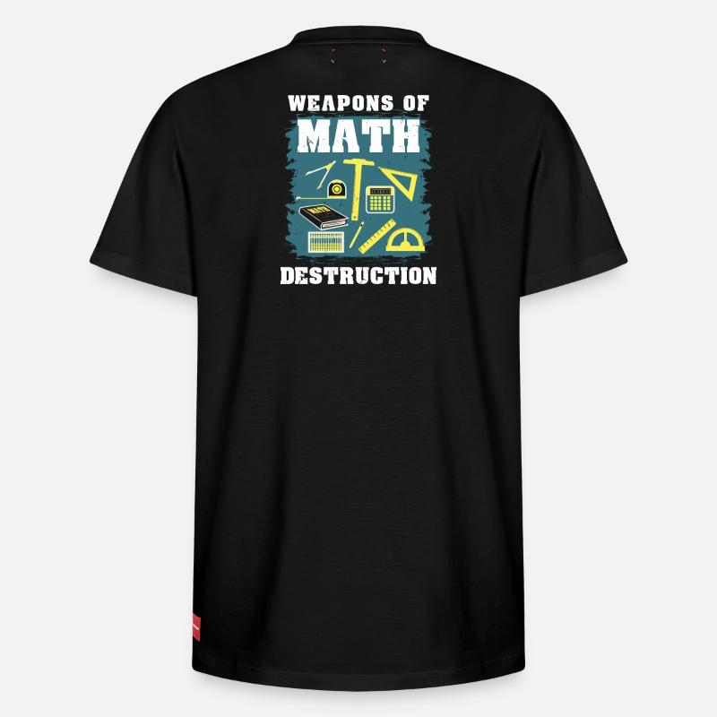 Cadeau math math - T-shirt unisexe décontracté en coton Supima – de SPREAD - noir