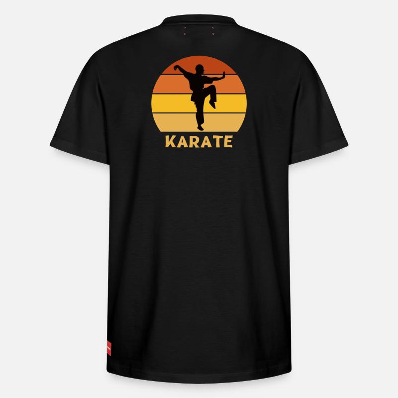 Karate, Karate-Fan, mach Karate - Relaxed Unisex Supima Cotton T-Shirt – von SPREAD - Schwarz