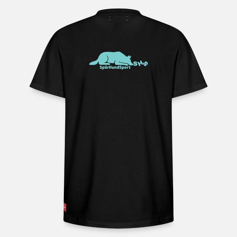 Logo SHS à la monnaie - T-shirt unisexe décontracté en coton Supima – de SPREAD - noir