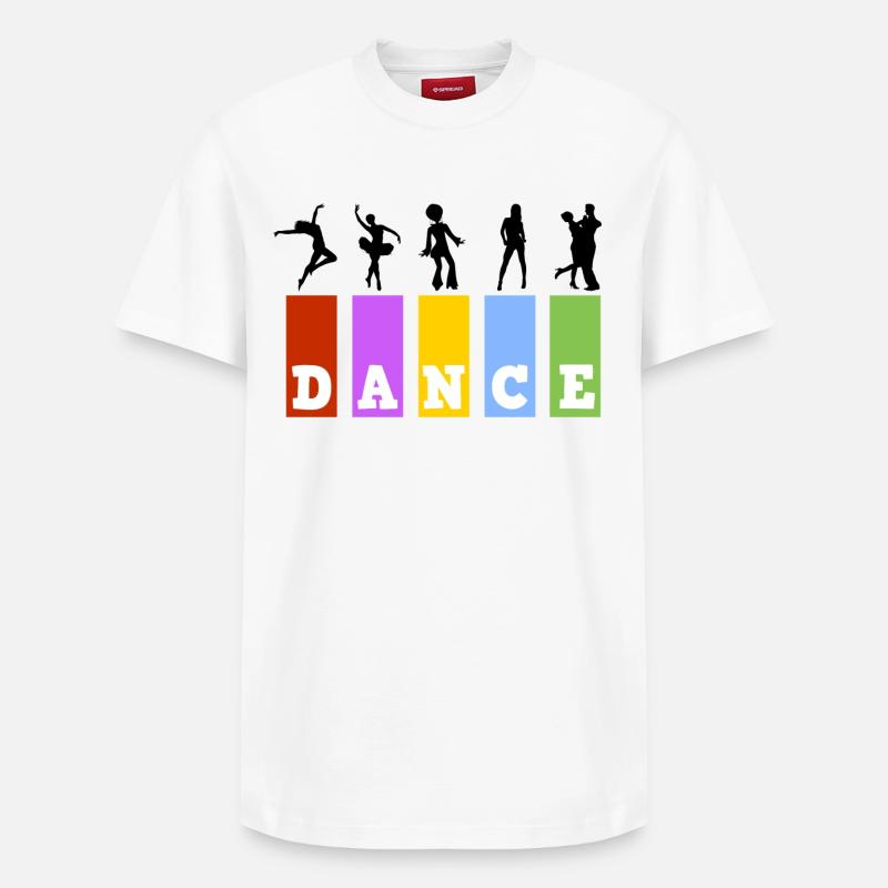 Dance - Relaxed Unisex Supima Cotton T-Shirt – by SPREAD - white