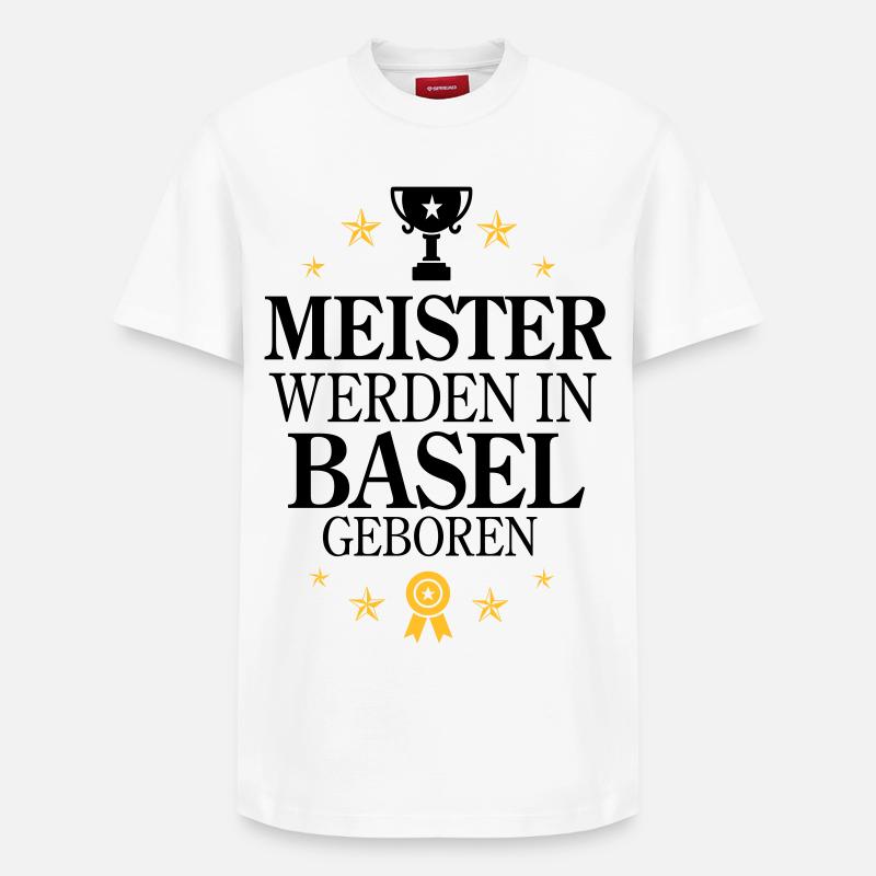 Maîtres de Bâle - T-shirt unisexe décontracté en coton Supima – de SPREAD - blanc