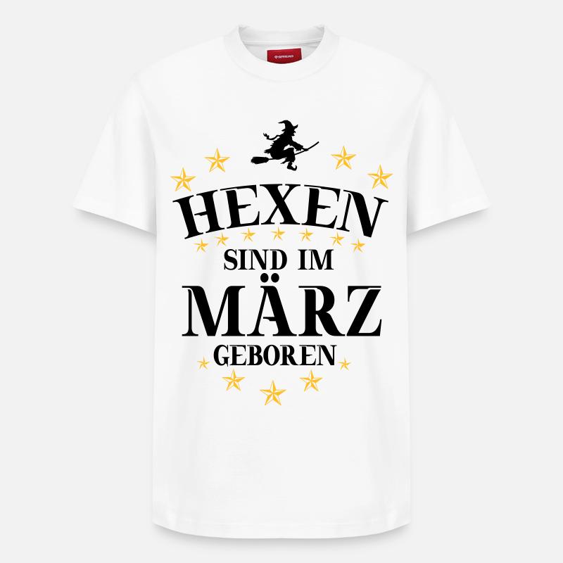 Sorcières de mars - T-shirt unisexe décontracté en coton Supima – de SPREAD - blanc