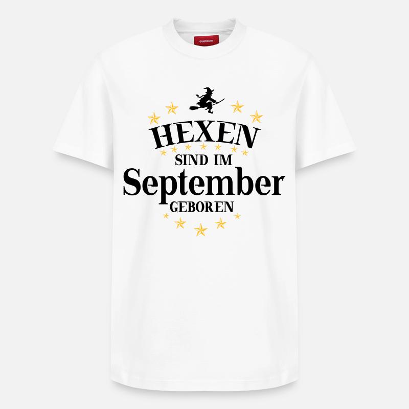 Witches September - Relaxed Unisex Supima Cotton T-Shirt – by SPREAD - white