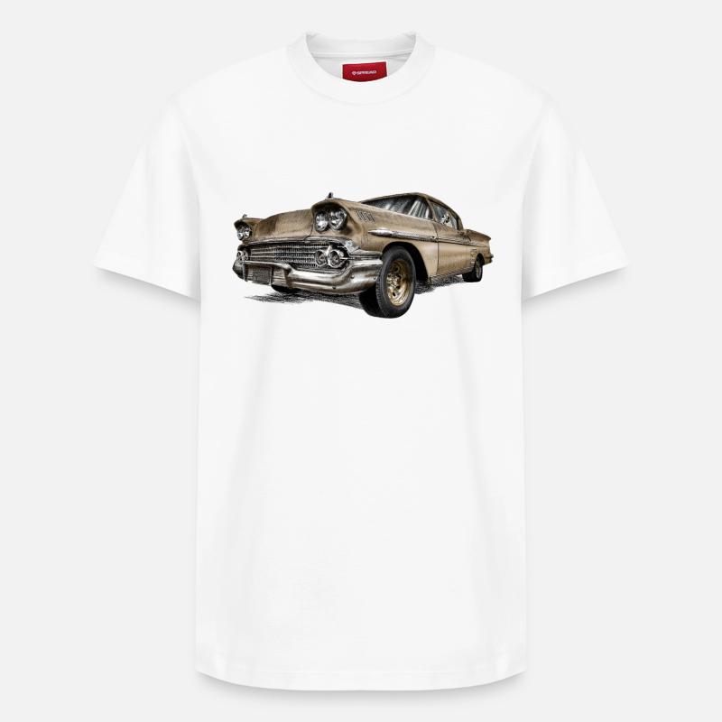 Oldtimer - T-shirt unisexe décontracté en coton Supima – de SPREAD - blanc