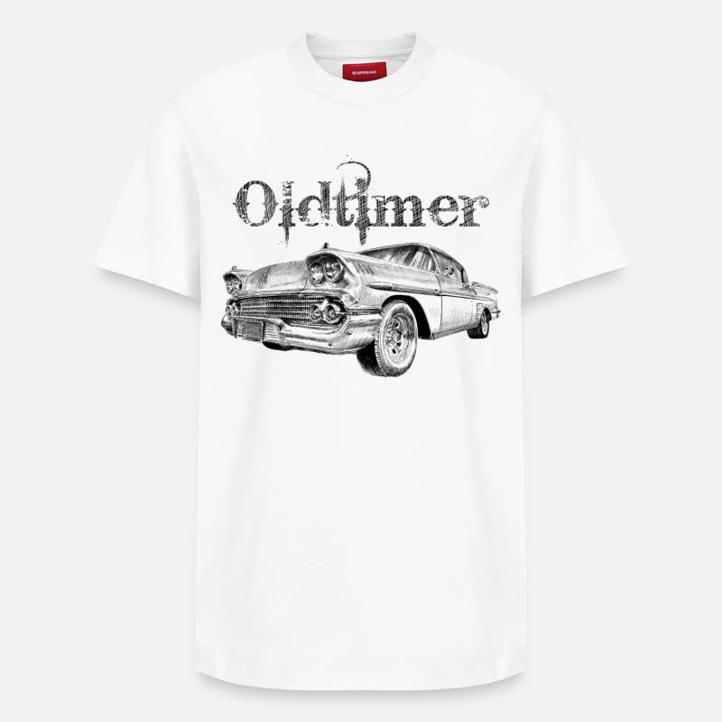 Oldtimer - T-shirt unisexe décontracté en coton Supima – de SPREAD - blanc