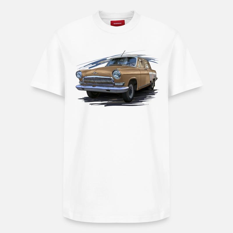 Volga - T-shirt unisexe décontracté en coton Supima – de SPREAD - blanc