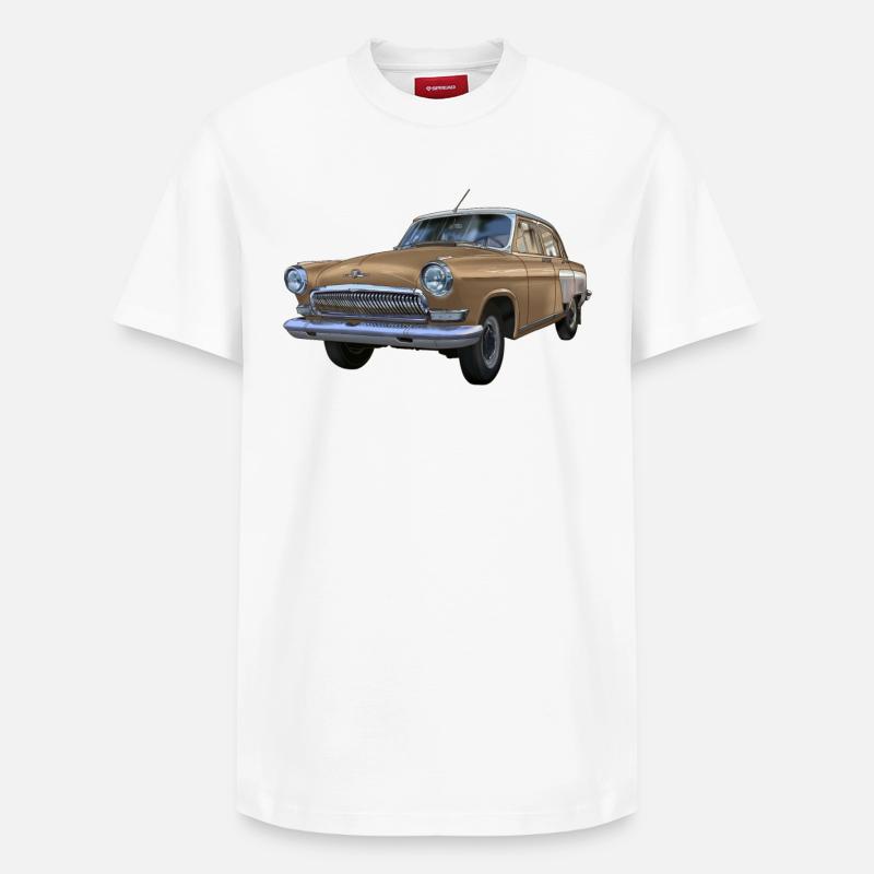 Volga - T-shirt unisexe décontracté en coton Supima – de SPREAD - blanc