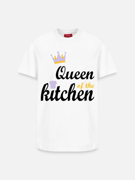 cuisine - T-shirt unisexe décontracté en coton Supima – de SPREAD - blanc