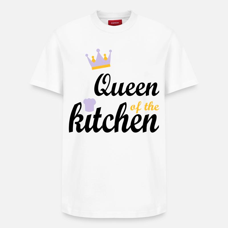 Kochen - Relaxed Unisex Supima Cotton T-Shirt – von SPREAD - Weiß
