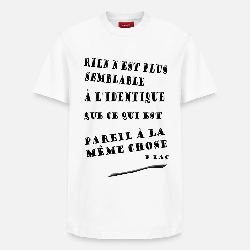 citadac - T-shirt unisexe décontracté en coton Supima – de SPREAD - blanc