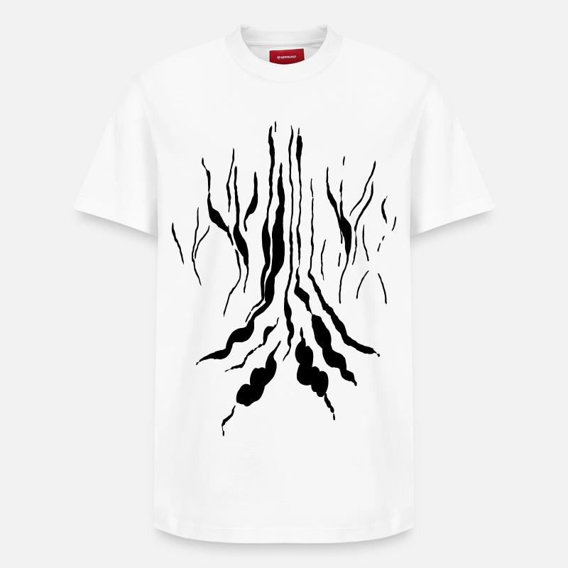 Forêt magique - T-shirt unisexe décontracté en coton Supima – de SPREAD - blanc