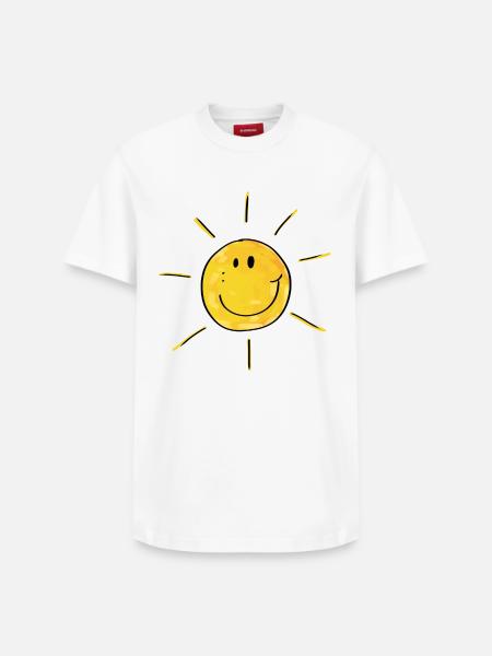 Little sunshine - sun - summer - vacation - Relaxed Unisex Supima Cotton T-Shirt – by SPREAD - white