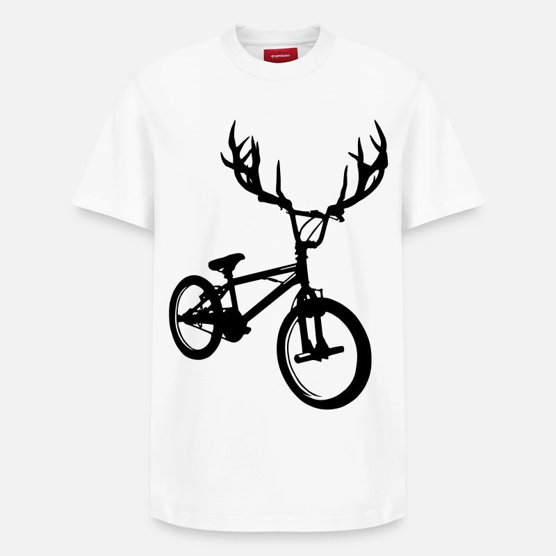 Wilde bmx - Relaxed Unisex Supima Cotton T-Shirt – von SPREAD - Weiß