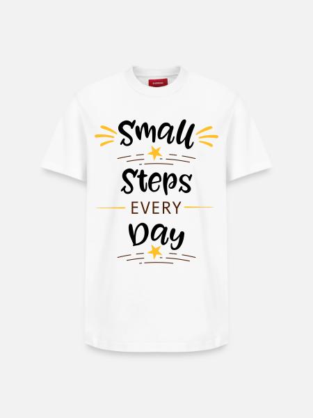 Chaque instant brille Emblème de l’Étoile - T-shirt unisexe décontracté en coton Supima – de SPREAD - blanc