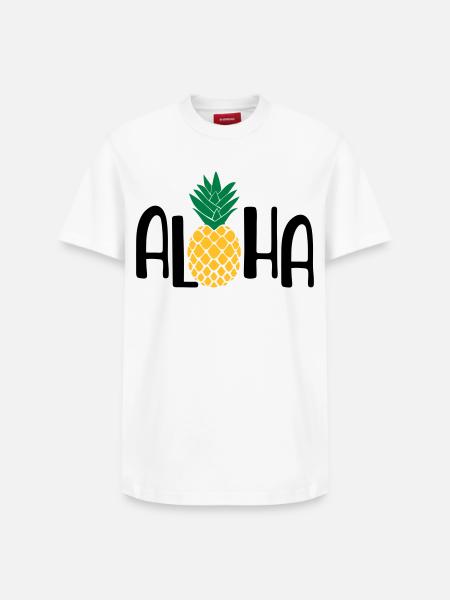 Sommer - Relaxed Unisex Supima Cotton T-Shirt – von SPREAD - Weiß