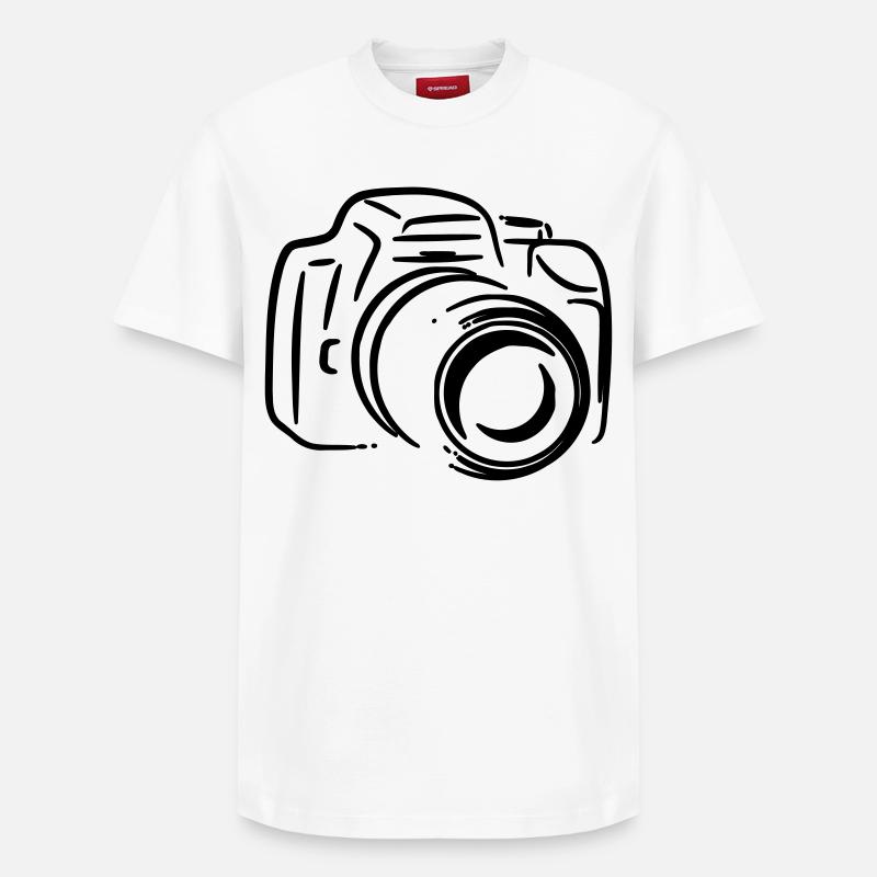 Foto-Reflex - Relaxed Unisex Supima Cotton T-Shirt – von SPREAD - Weiß