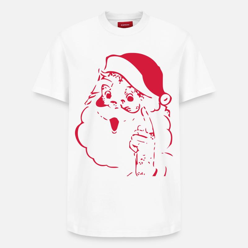 Weihnachtsmann - Relaxed Unisex Supima Cotton T-Shirt – von SPREAD - Weiß