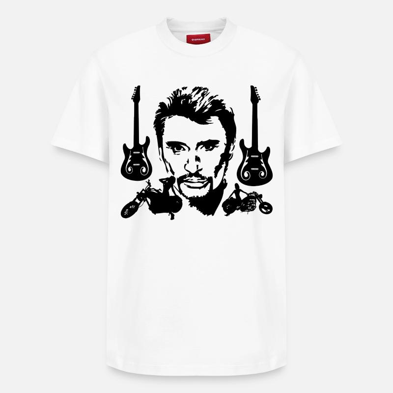 Johnny - T-shirt unisexe décontracté en coton Supima – de SPREAD - blanc