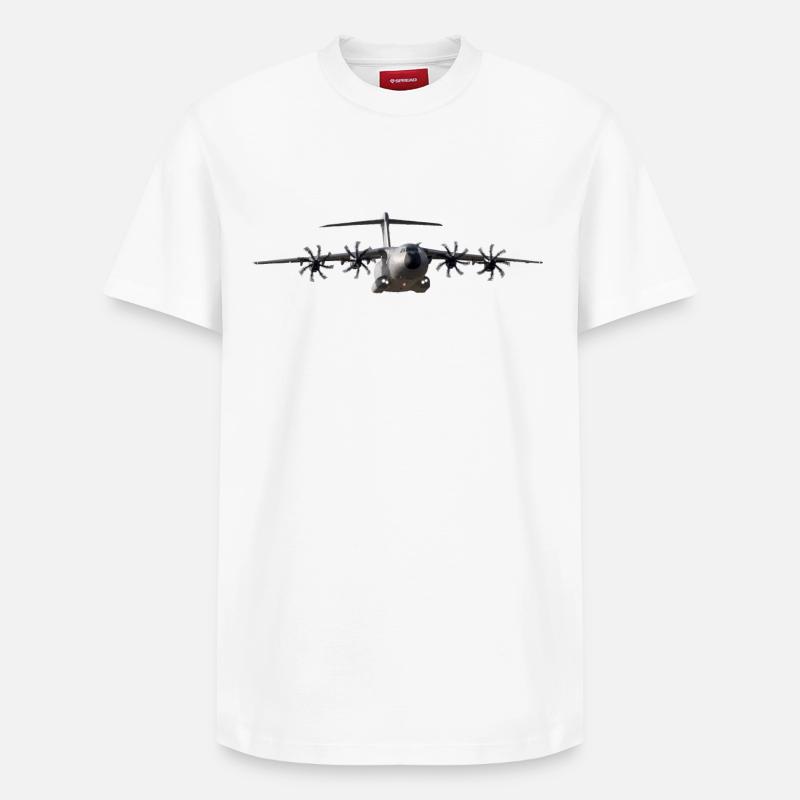 A-400 - T-shirt unisexe décontracté en coton Supima – de SPREAD - blanc