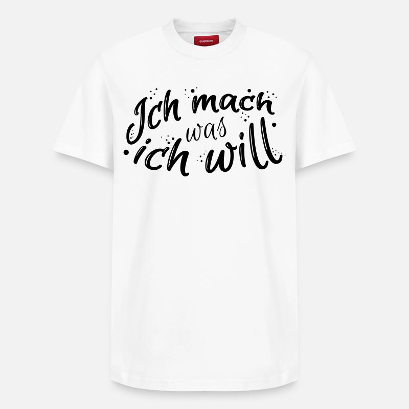 Lustiger Spruch - Relaxed Unisex Supima Cotton T-Shirt – von SPREAD - Weiß