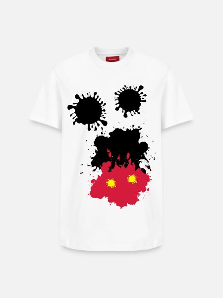 Mouse spots - Relaxed Unisex Supima Cotton T-Shirt – by SPREAD - white