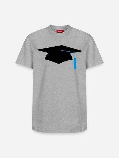 graduation - Relaxed Unisex Supima Cotton T-Shirt – by SPREAD - white