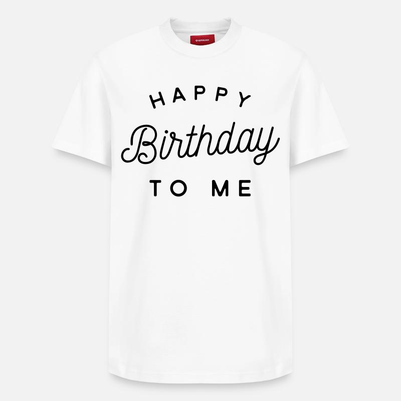 Anniversaire - T-shirt unisexe décontracté en coton Supima – de SPREAD - blanc
