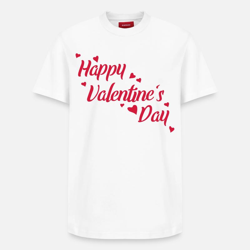 Valentine's Day - Relaxed Unisex Supima Cotton T-Shirt – by SPREAD - white