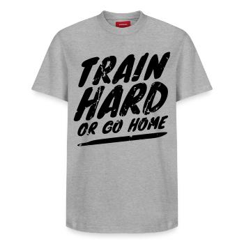 Fitness quote - Relaxed Unisex Supima Cotton T-Shirt – by SPREAD - white - Front - AI Model Female 172 dark (172cm) & AI Model Male 185 dark (185cm)