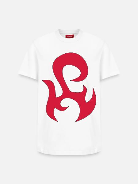 tribal - Relaxed Unisex Supima Cotton T-Shirt – by SPREAD - white