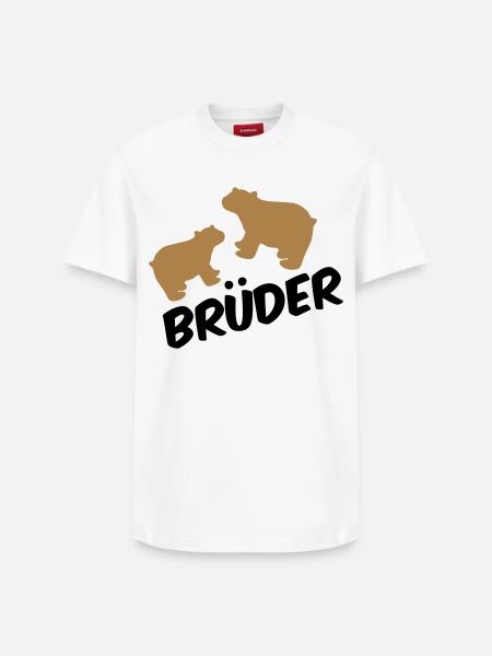 Brüder - Relaxed Unisex Supima Cotton T-Shirt – by SPREAD - white