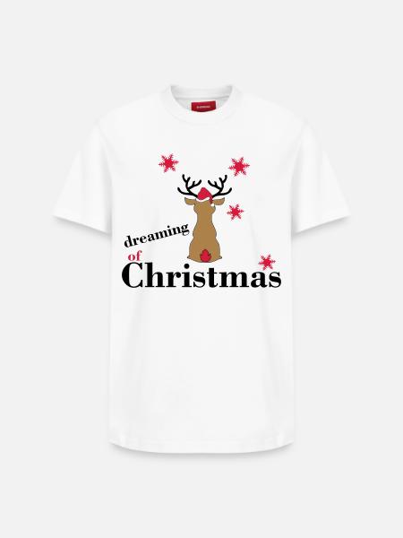 Kerstmis - Relaxed Unisex Supima Cotton T-Shirt – by SPREAD - white