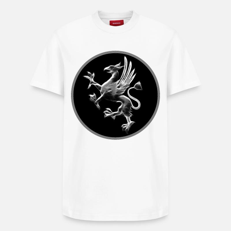 Warnemünde Griffin - T-shirt unisexe décontracté en coton Supima – de SPREAD - blanc