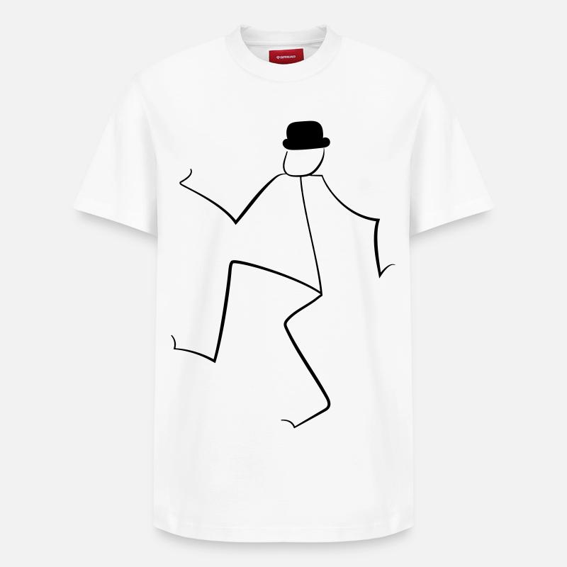 Danse - T-shirt unisexe décontracté en coton Supima – de SPREAD - blanc