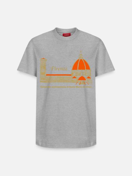 Firenze Domkirke i Santa Maria del Fiore - Unisex T-shirt i Supima-bomuld med afslappet pasform – fra SPREAD - hvid