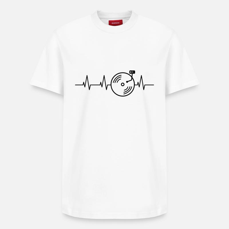DJ - T-shirt unisexe décontracté en coton Supima – de SPREAD - blanc