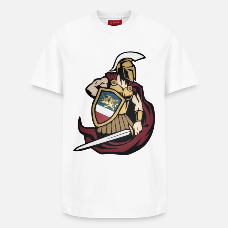 ROSTOCK AHU - Conception - T-shirt unisexe décontracté en coton Supima – de SPREAD - blanc