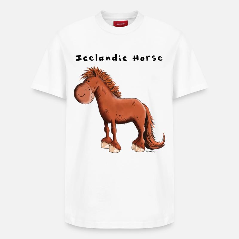 Der Isländer - Relaxed Unisex Supima Cotton T-Shirt – von SPREAD - Weiß