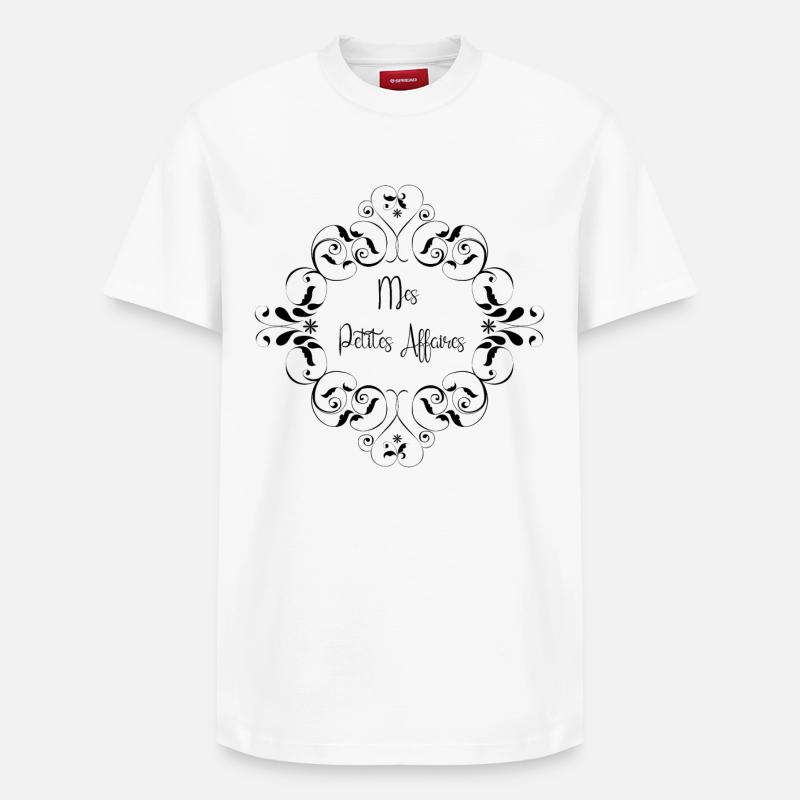 mes petites affaires - T-shirt unisexe décontracté en coton Supima – de SPREAD - blanc