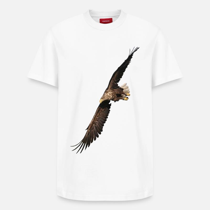 Sea Eagles - T-shirt unisexe décontracté en coton Supima – de SPREAD - blanc
