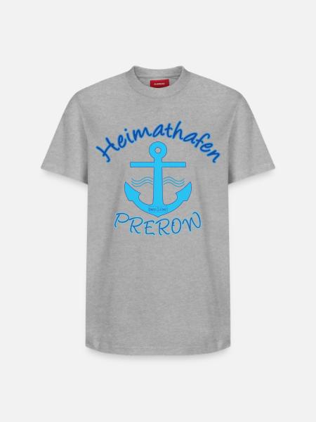 Heimathafen Prerow - Relaxed Unisex Supima Cotton T-Shirt – von SPREAD - Weiß