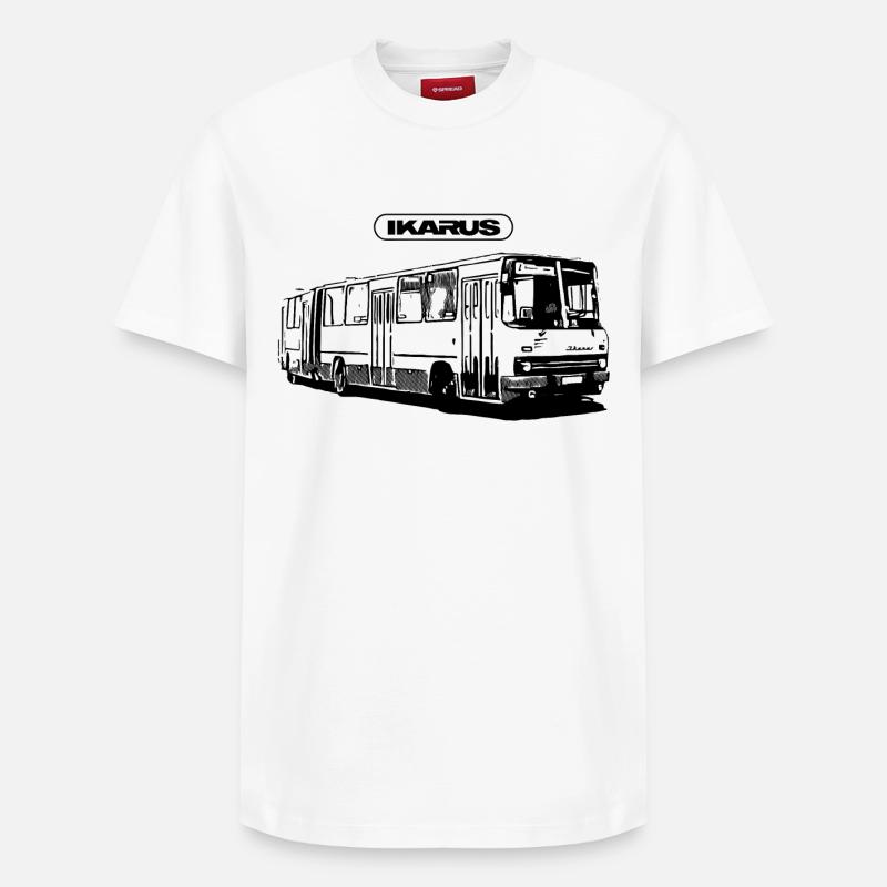 IKARUS 280 - T-shirt unisexe décontracté en coton Supima – de SPREAD - blanc