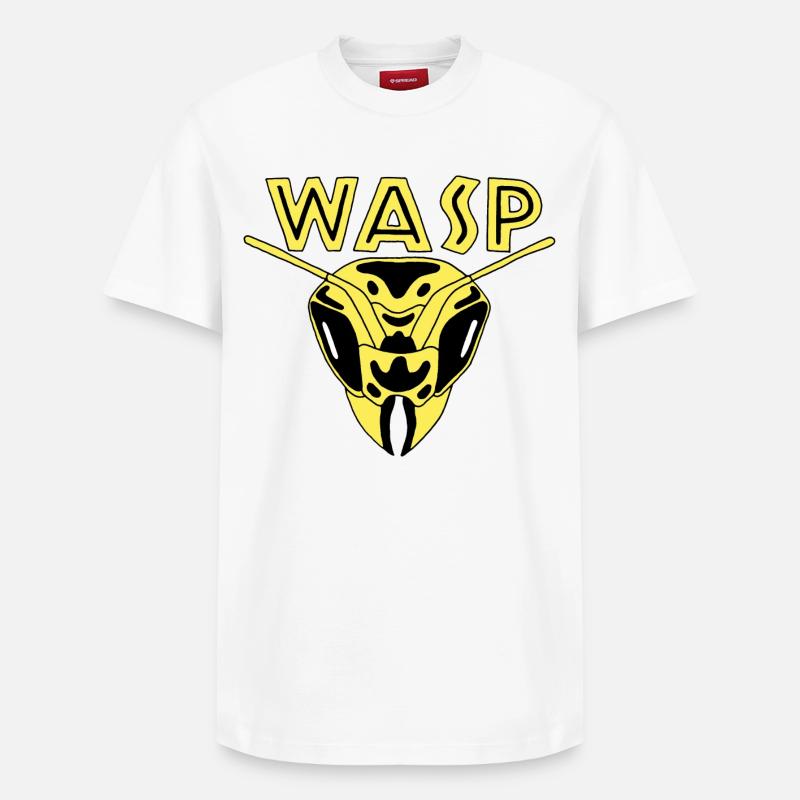 Guêpe, frelon, insecte, animal - T-shirt unisexe décontracté en coton Supima – de SPREAD - blanc