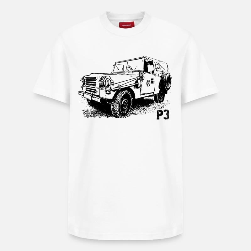 IFA - P3 - Sachsenring - Relaxed Unisex Supima Cotton T-Shirt – von SPREAD - Weiß