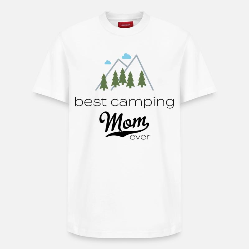 camper - Relaxed Unisex Supima Cotton T-Shirt – by SPREAD - white
