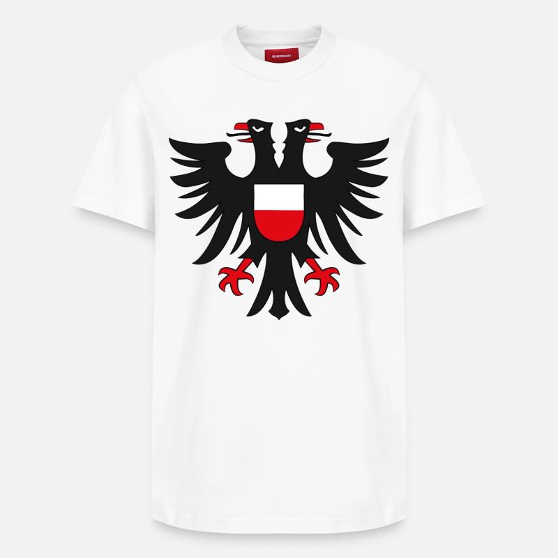 HL - eagle - Relaxed Unisex Supima Cotton T-Shirt – by SPREAD - white