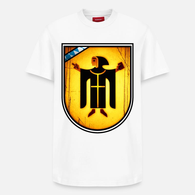 Munich - Design - T-shirt unisexe décontracté en coton Supima – de SPREAD - blanc