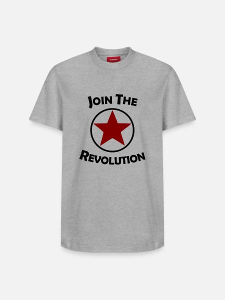 Socialism Revolution - Relaxed Unisex Supima Cotton T-Shirt – by SPREAD - white