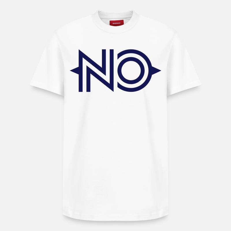 das original NO HB - Relaxed Unisex Supima Cotton T-Shirt – von SPREAD - Weiß